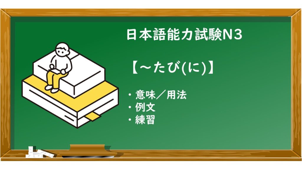 【JLPT N3 ~たび(に) 文法解説・問題】 | KEN日本語教師ー授業で使えるアイデア・教材